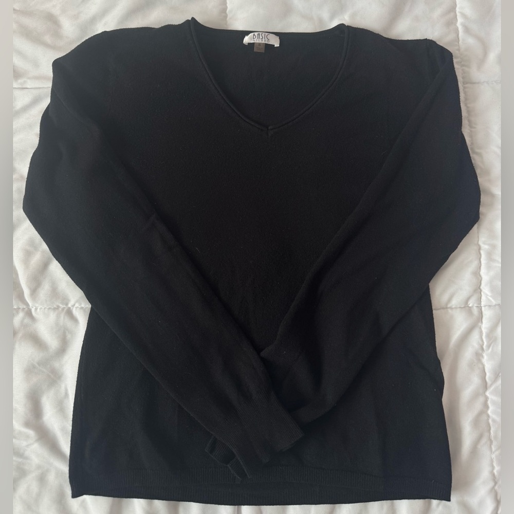 Elegant Black Long Sleeve Top
